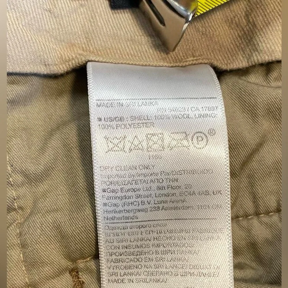 Banana Republic Heritage Wool Trouser Pants 42X32:Old Money Dark Academia Twee